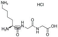 H-LYS-GLY-GLY-OH HCL 结构式