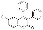 6-CHLORO-3,4-DIPHENYLCOUMARIN 结构式