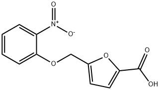5-(2-硝基-苯氧基甲基)-呋喃-2-羧酸 结构式