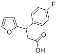 3-(4-FLUORO-PHENYL)-3-FURAN-2-YL-PROPIONIC ACID 结构式