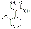 3-AMINO-2-(2-METHOXY-PHENYL)-PROPIONIC ACID 结构式