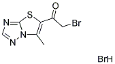 2-BROMO-1-(6-METHYL[1,3]THIAZOLO[3,2-B] [1,2,4]TRIAZOLO-5-YL)-1-ETHANONE HYDROBROMIDE 结构式