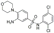 3-AMINO-N-(2,5-DICHLORO-PHENYL)-4-MORPHOLIN-4-YL-BENZENESULFONAMIDE 结构式
