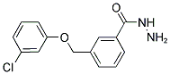 3-(3-CHLORO-PHENOXYMETHYL)-BENZOIC ACID HYDRAZIDE 结构式