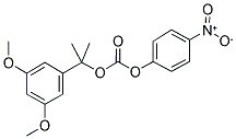 (alpha,alpha-Dimethyl-3,5-dimethoxybenzyl)-4-nitrophenylcarbonate 结构式