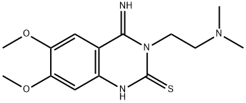 4-氨基-3-(2-(二甲基氨基)乙基)-6,7-二甲氧基喹唑啉-2(3H)-硫酮 结构式
