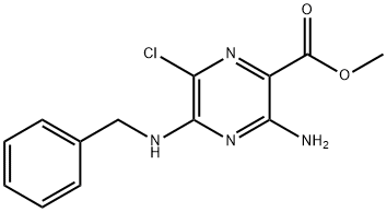 METHYL 3-AMINO-5-(BENZYLAMINO)-6-CHLOROPYRAZINE-2-CARBOXYLATE