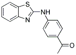 1-[4-(BENZOTHIAZOL-2-YLAMINO)-PHENYL]-ETHANONE 结构式