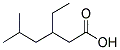 3-Ethyl-5-methylhexanoic acid 结构式