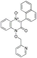 3-(1-Naphthyl)-1-(pyridin-2-ylmethoxy)quinoxalin-2(1H)-one 4-oxide 结构式