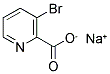 3-BROMOPICOLINIC ACID, SODIUM SALT 结构式