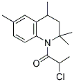 1-(2-CHLOROPROPANOYL)-2,2,4,6-TETRAMETHYL-1,2,3,4-TETRAHYDROQUINOLINE 结构式