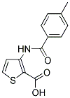 3-[(4-METHYLBENZOYL)AMINO]-2-THIOPHENECARBOXYLIC ACID 结构式