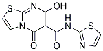 7-Hydroxy-5-oxo-N-(1,3-thiazol-2-yl)-5H-[1,3]thiazolo[3,2-a]pyrimidine-6-carboxamide 结构式
