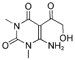 6-Amino-5-glycoloyl-1,3-dimethylpyrimidine-2,4(1H,3H)-dione 结构式