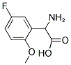 AMINO(5-FLUORO-2-METHOXYPHENYL)ACETIC ACID 结构式