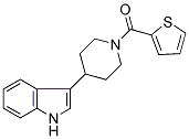 4-(1H-Indol-3-yl)-1-((2-thienyl)carbonyl)piperidine 结构式