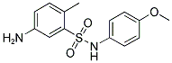 5-Amino-N-(4-methoxy-phenyl)-2-methyl-benzenesulfonamide 结构式