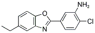 2-CHLORO-5-(5-ETHYL-1,3-BENZOXAZOL-2-YL)ANILINE 结构式