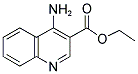 4-AMINO-QUINOLINE-3-CARBOXYLIC ACID ETHYL ESTER 结构式