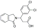 3-(3,4-DICHLOROPHENYL)-3-(1-OXO-1,3-DIHYDRO-2H-ISOINDOL-2-YL)PROPANOIC ACID 结构式