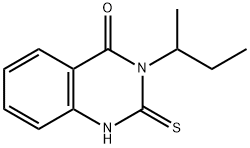 3-(SEC-BUTYL)-2-THIOXO-2,3-DIHYDRO-4(1H)-QUINAZOLINONE 结构式