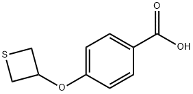 4-(硫杂环丁烷-3-氧基)-苯甲酸 结构式