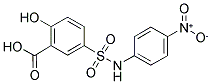 2-Hydroxy-5-(4-nitro-phenylsulfamoyl)-benzoic acid 结构式