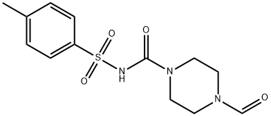 (4-FORMYLPIPERAZINYL)-N-((4-METHYLPHENYL)SULFONYL)FORMAMIDE 结构式