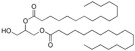 1-硬脂酸-2-棕榈酸甘油酯 结构式