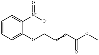 METHYL (E)-4-(2-NITROPHENOXY)-2-BUTENOATE 结构式
