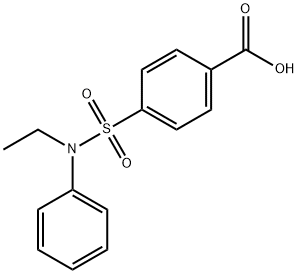 4-(ETHYL-PHENYL-SULFAMOYL)-BENZOIC ACID 结构式