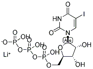 5-IODOURIDINE-5'-TRIPHOSPHATE LITHIUM SALT 结构式