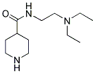 N-(2-(二乙氨基)乙基)哌啶-4-甲酰胺 结构式