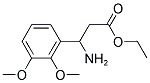 3-AMINO-3-(2,3-DIMETHOXY-PHENYL)-PROPIONIC ACID ETHYL ESTER 结构式