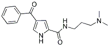4-Benzoyl-N-[3-(dimethylamino)propyl]-1H-pyrrole-2-carboxamide 结构式