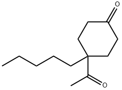 4-Acetyl-4-pentylcyclohexanone 结构式
