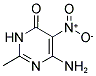 6-AMINO-5-(NITRO)-2-METHYLPYRIMIDIN-4(3H)-ONE 结构式