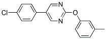 5-(4-CHLOROPHENYL)-2-(3-METHYLPHENOXY)PYRIMIDINE 结构式