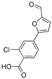 2-氯-4-(5-甲酰基呋喃-2-基)苯甲酸 结构式