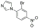 1-(2-BROMO-4-NITROPHENYL)-1H-IMIDAZOLE 结构式