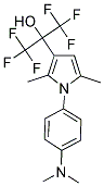 2-[1-(4-DIMETHYLAMINO-PHENYL)-2,5-DIMETHYL-1H-PYRROL-3-YL]-1,1,1,3,3,3-HEXAFLUORO-PROPAN-2-OL 结构式