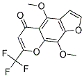 4,9-DIMETHOXY-7-(TRIFLUOROMETHYL)-5H-FURO[3,2-G]CHROMEN-5-ONE 结构式