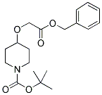 BENZYL-4-[N-BOC-PIPERIDINOXY] ACETATE 结构式