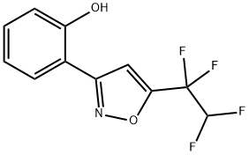 2-[5-(1,1,2,2-TETRAFLUOROETHYL)ISOXAZOL-3-YL]PHENOL 结构式