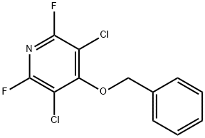 3,5-DICHLORO-2,6-DIFLUORO-4-BENZYLOXYPYRIDINE 结构式
