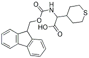 [(9H-FLUOREN-9-YLMETHOXYCARBONYLAMINO)]-(TETRAHYDRO-THIOPYRAN-4-YL)-ACETIC ACID 结构式