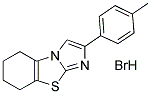 2-(4-METHYLPHENYL)IMIDAZO[2,1-B]-5,6,7,8-TETRAHYDROBENZOTHIAZOLE, HBR 结构式