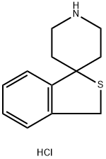 4-SPIRO-[1-THIOPHTHALANE] PIPERIDINE HYDROCHLORIDE 结构式
