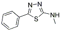 METHYL-(5-PHENYL-[1,3,4]THIADIAZOL-2-YL)-AMINE 结构式